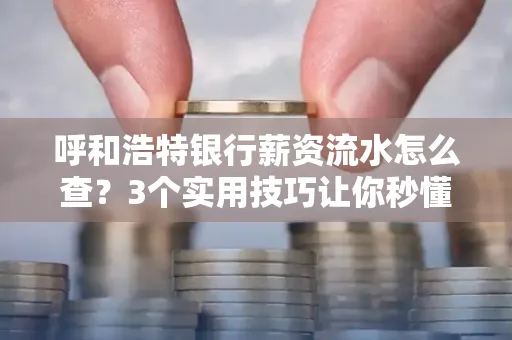 呼和浩特银行薪资流水怎么查?3个实用技巧让你秒懂